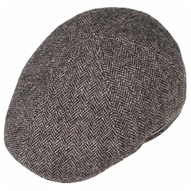 Stetson Texas Wool Herringbone Cap Men - Grey Stetson ‎mens Hats & Caps