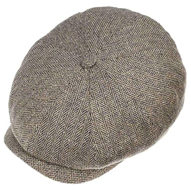 ‎mens Hats & Caps Stetson Stetson Hatteras Frame Silk Cap Women/Men - Made in The EU Beige